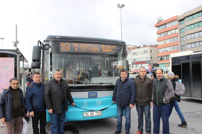 Özel Halk Otobüsleri, şehitlerin anısına araçlarına siyah kurdele bağladı