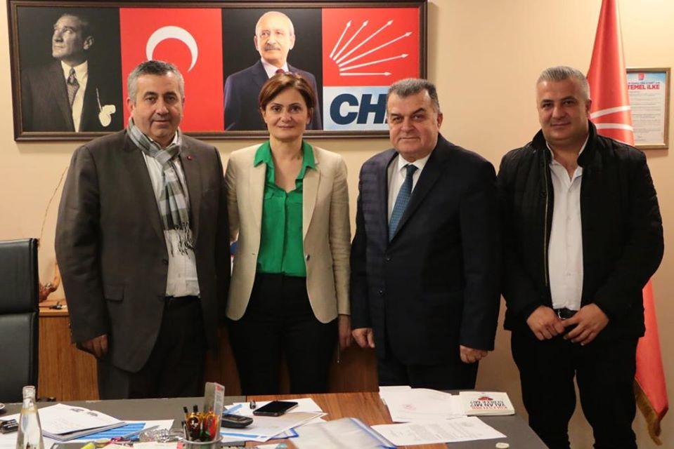 BAŞKAN GÖKSEL OVACIK,  CHP İL BAŞKANI KAFTANCIOĞLU’NU ZİYARET ETTİ