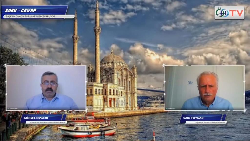 ÖHO SEKTÖRÜNÜN SORUNLARI CANLI YAYINDA BAŞKAN OVACIK TARAFINDAN DİLE GETİRİLDİ 
