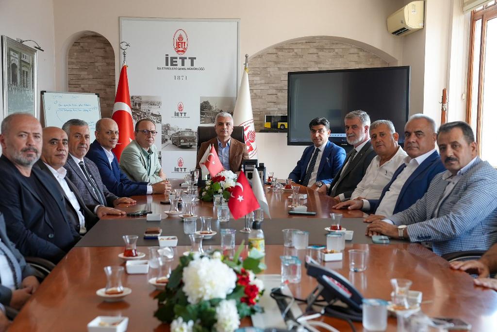 İETT GENEL MÜDÜRÜ İRFAN DEMET’E GEÇMİŞ OLSUN ZİYARETİ