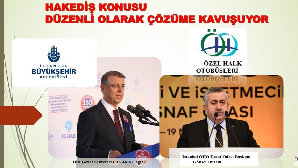 HAKEDİŞ KONUSU, DÜZENLİ OLARAK ÇÖZÜME KAVUŞUYOR