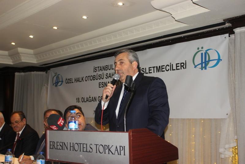 HALK OTOBÜSLERİ ESNAF ODASI YENİ BAŞKANI GÖKSEL OVACIK OLDU